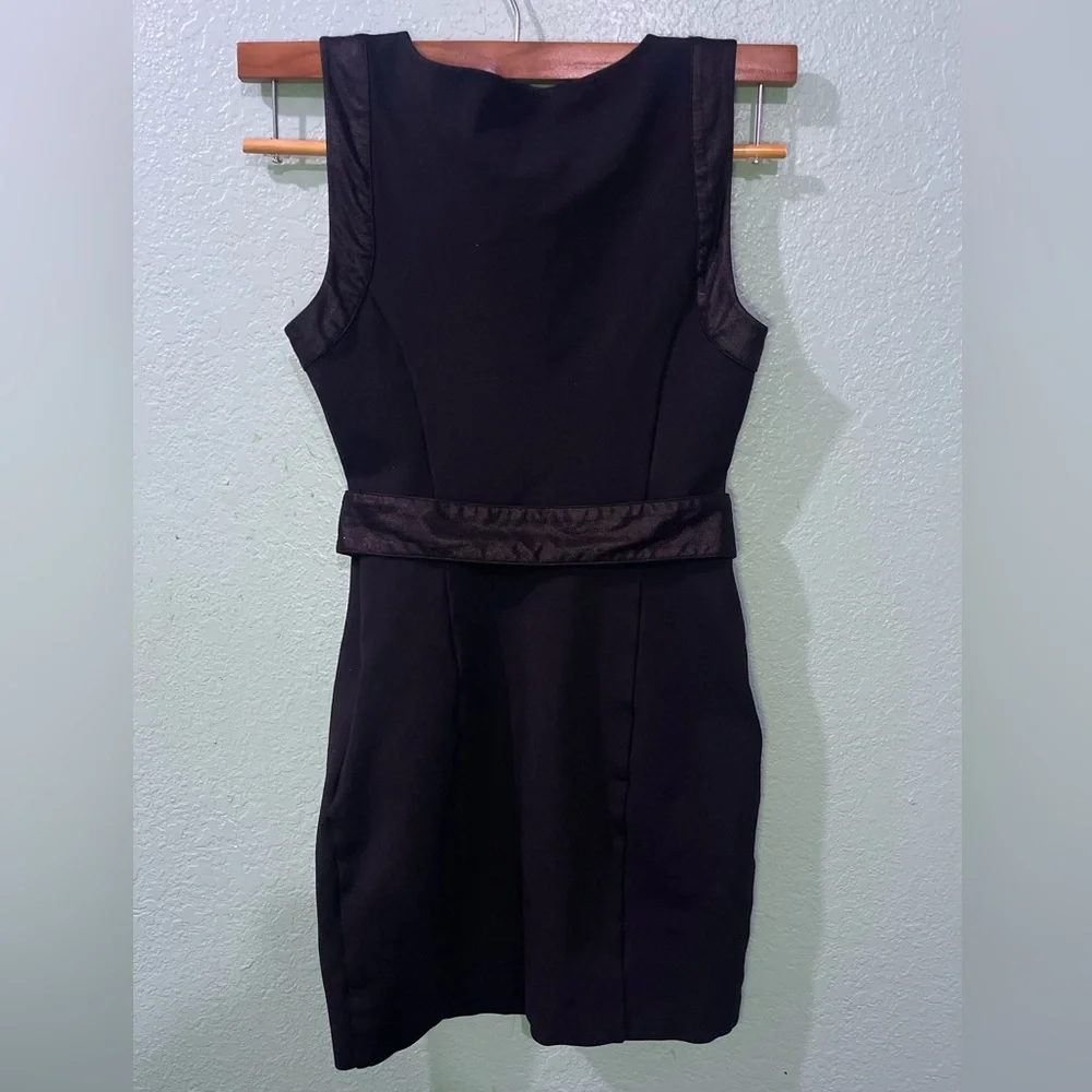 Armani Exchange Black Mini Dress